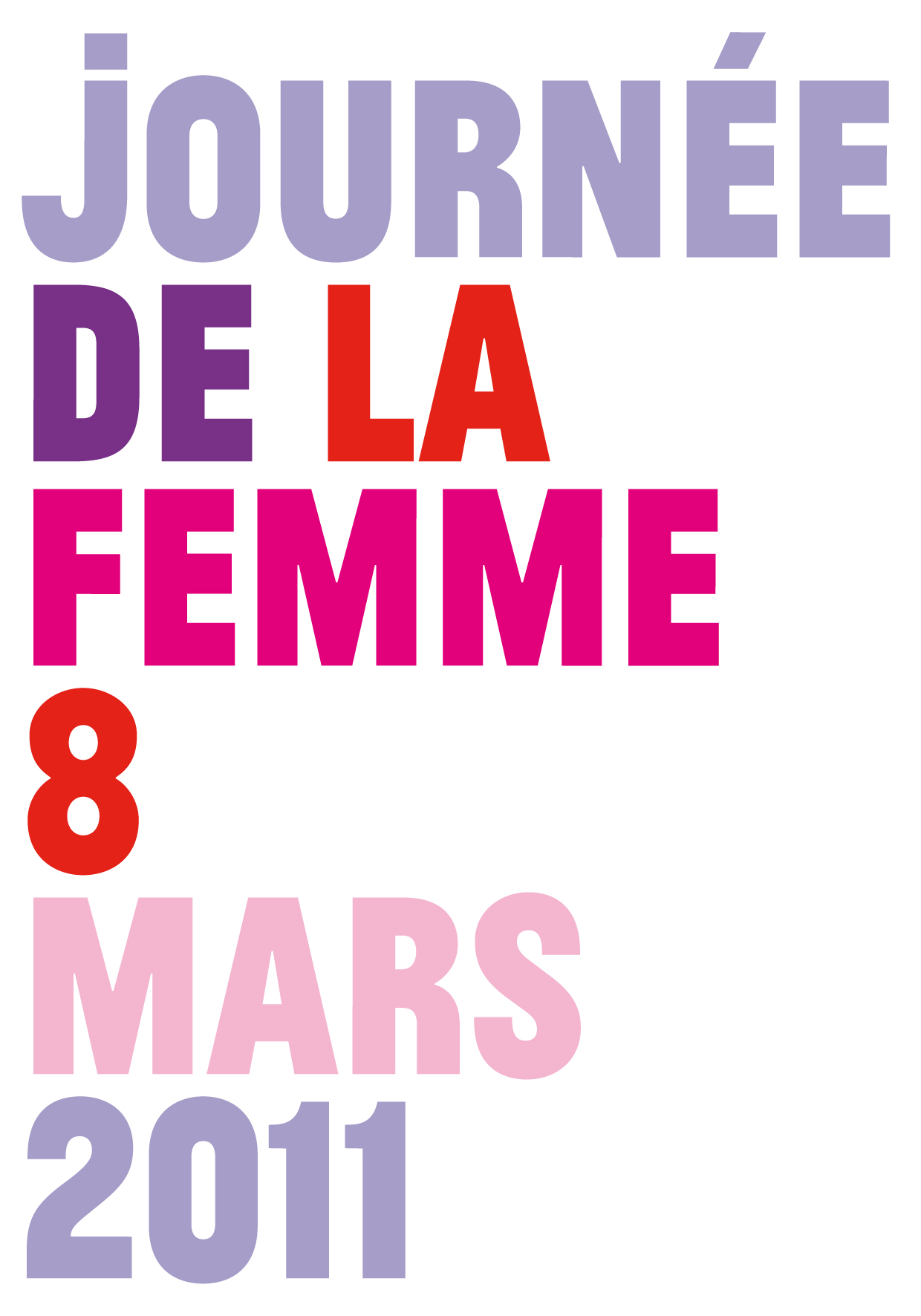 affiche journée de la femme 2011